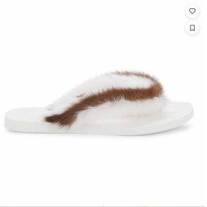 VALENTINO GARAVANI MINK THONG SANDAL